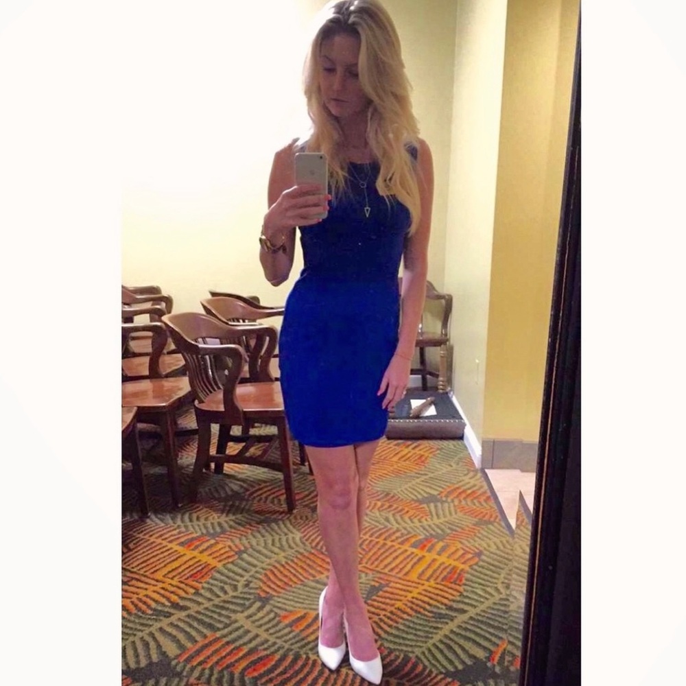 Divided Blue Dress